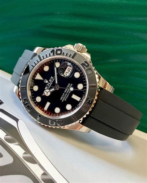 rolex yacht master white gold for sale|More.